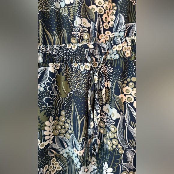 Ann Taylor Floral Print Button Long Sleeve Dress - Picture 3 of 4